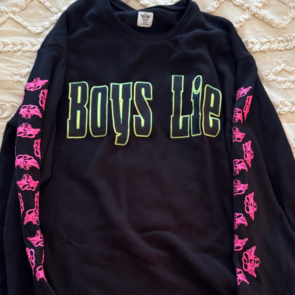 boys lie thermal longsleeve